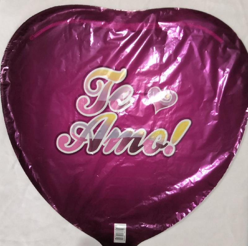 Globo Te Amo. Con Corazón