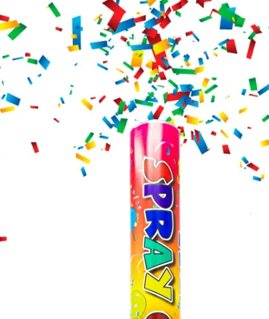 cañon de confetti 30 cms