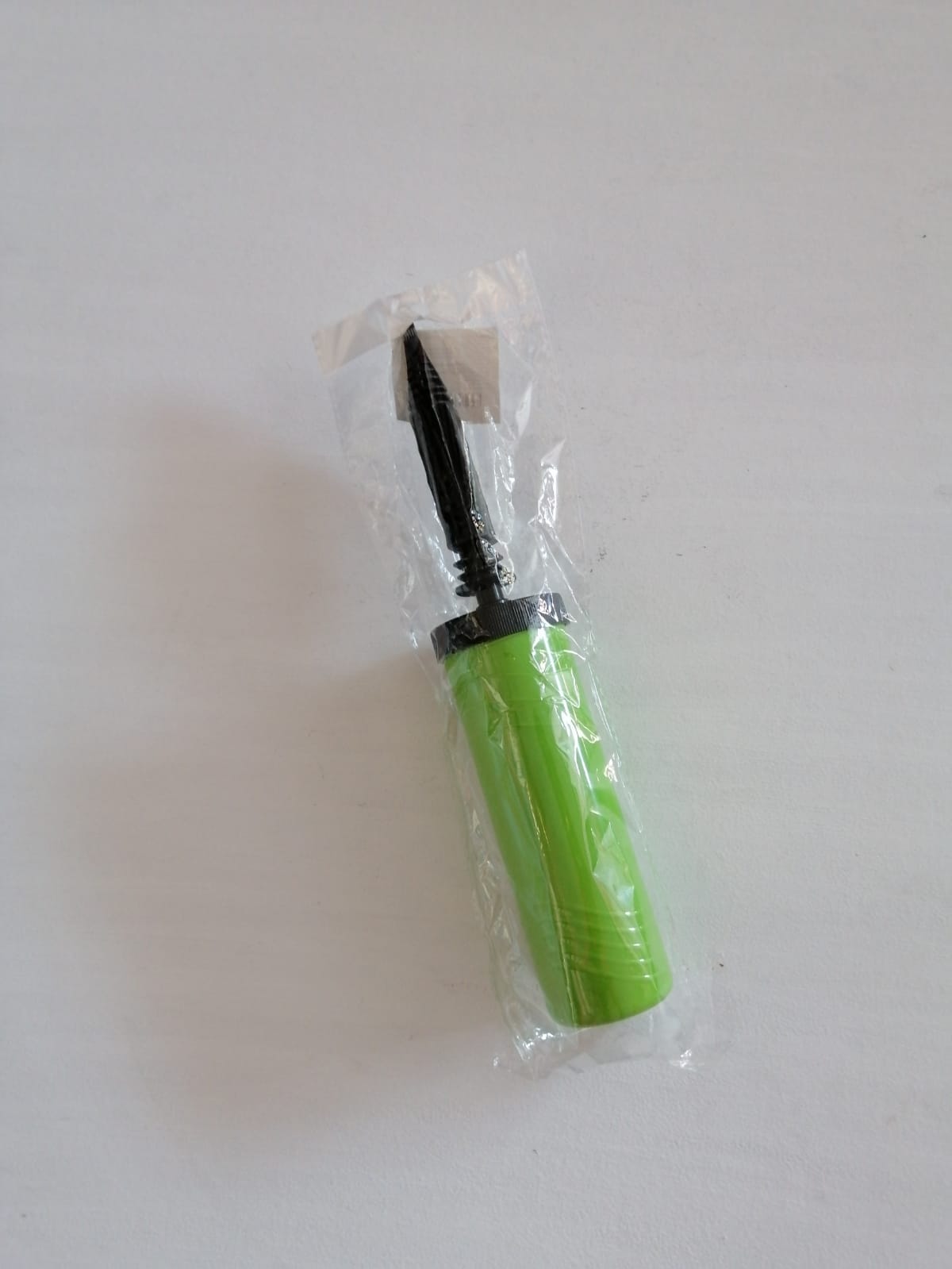 inflador manual verde