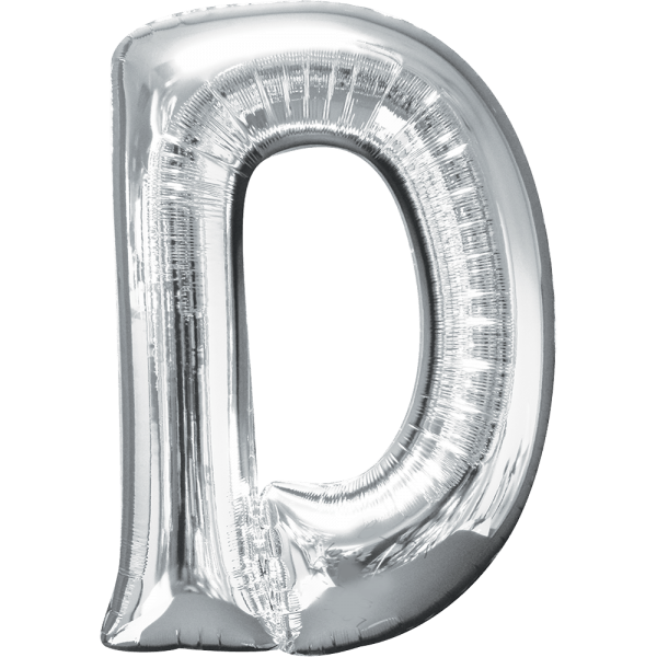 Letra D Plata