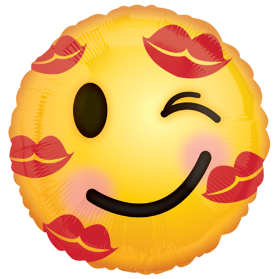 Emoji Guiño Besos