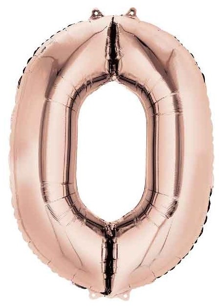 Número 0 Rosa Oro