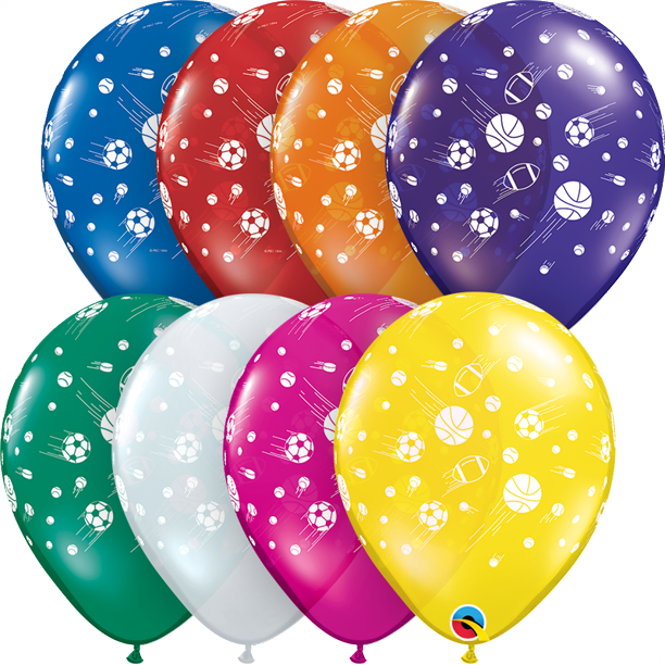 latex balones deportivos alrededor (50 pzas)
