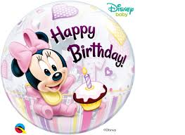Burbuja Minnie Mouse 1st Birthday