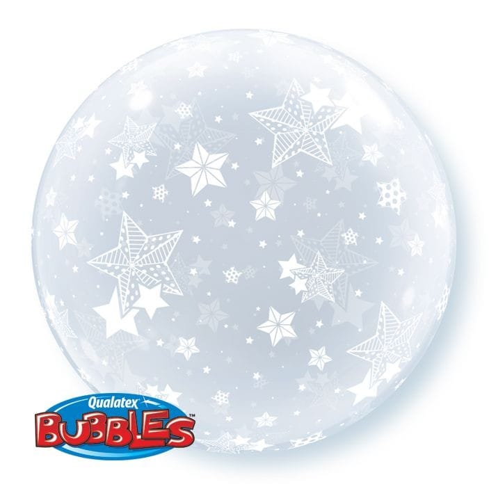 DECO BURBUJA ESTRELLAS ALREDEDOR