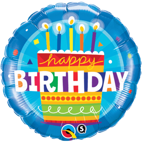 Pastel De Cumpleaños Azul