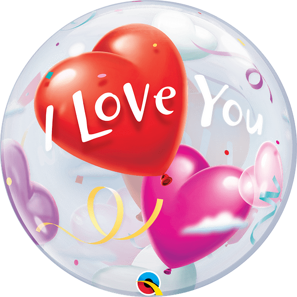 Te Amo Globos Corazon