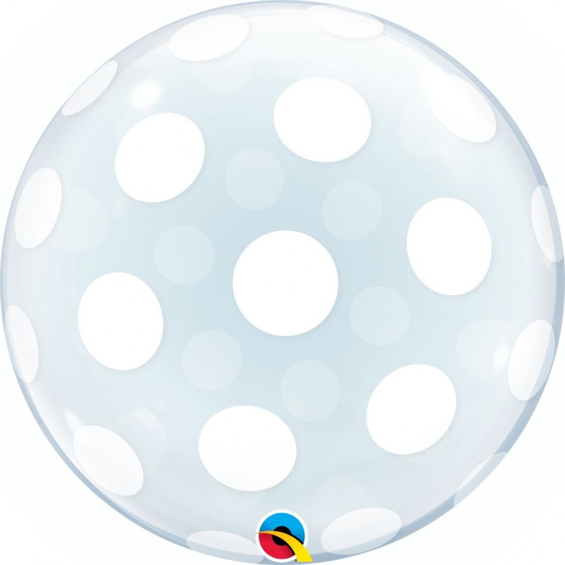 Puntos Polka Grandes Al Rededor Burbuja
