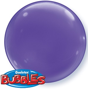 Burbuja Color Sólido Morado 4 Piezas