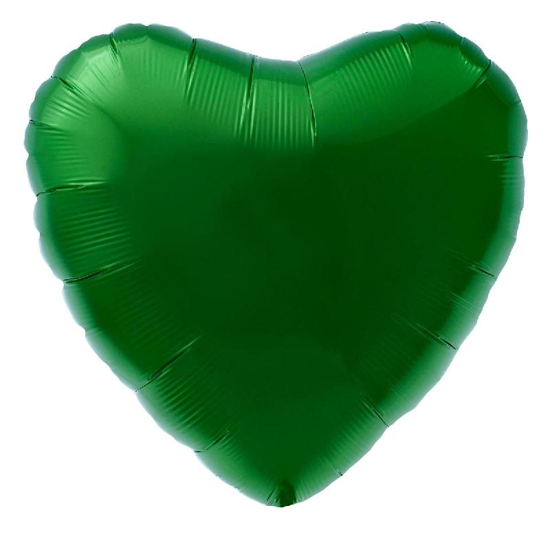 globo corazon verde esmeralda