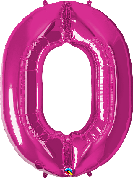 Número Cero - Magenta