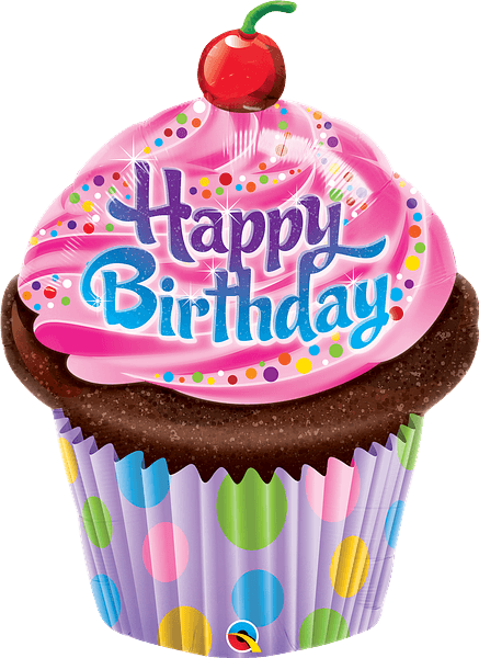  12 Cumpleaños Cupcake Glaseado
