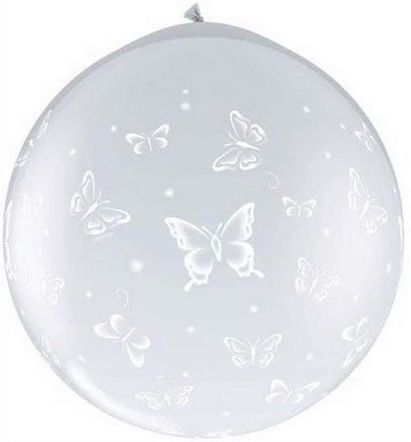 latex mariposas alrededor (2 pzas)