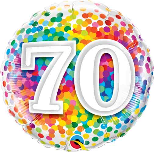 70 Arcoiris de Confeti