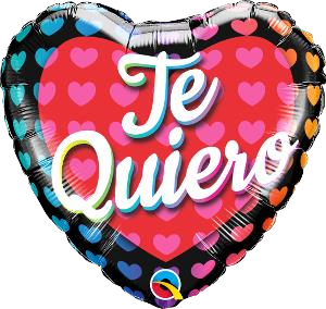Te Quiero Corazones De Colores