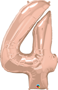 Numero 4 Rosa Oro
