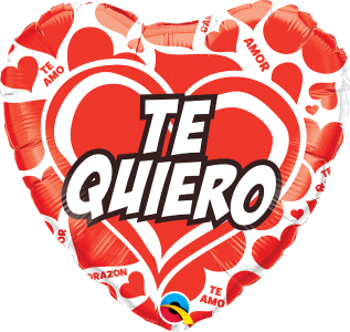 Te Quiero - Corazones Rojos