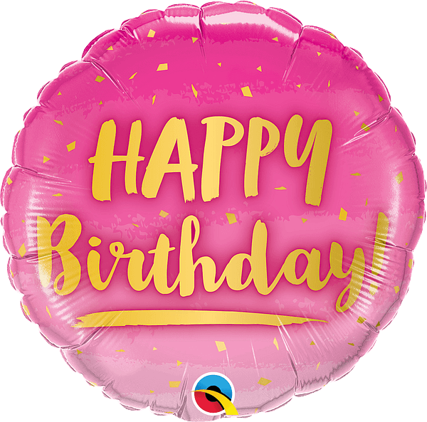 Cumpleaños Oro Y Rosa