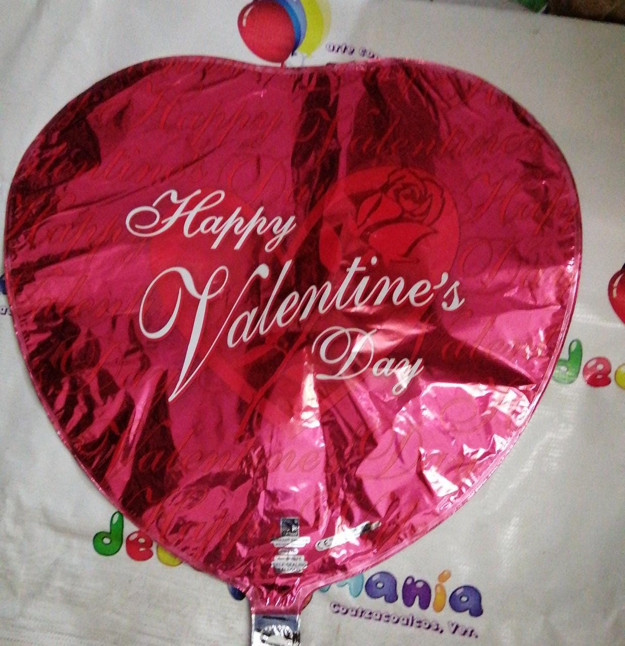 FOIL  HAPPY VALENTINE DAY