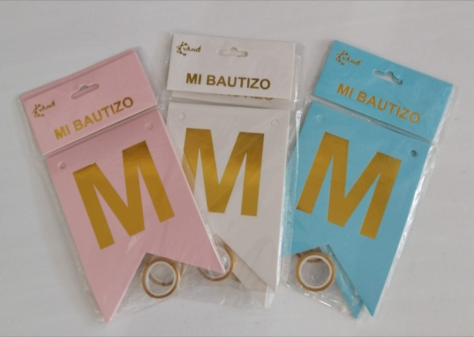 Banner de Cartón " MI BAUTIZO"
