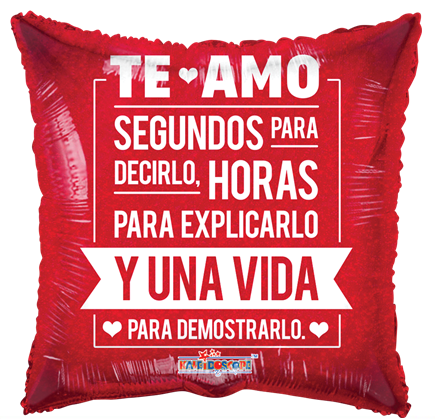 Globo " Te amo - segundos"