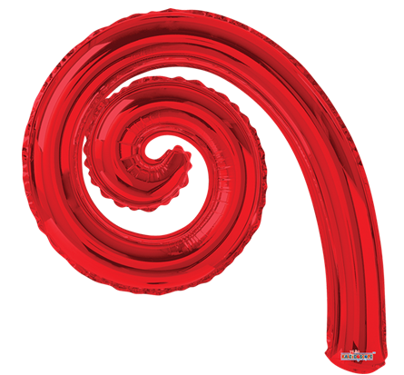 Kurly Espiral Rojo