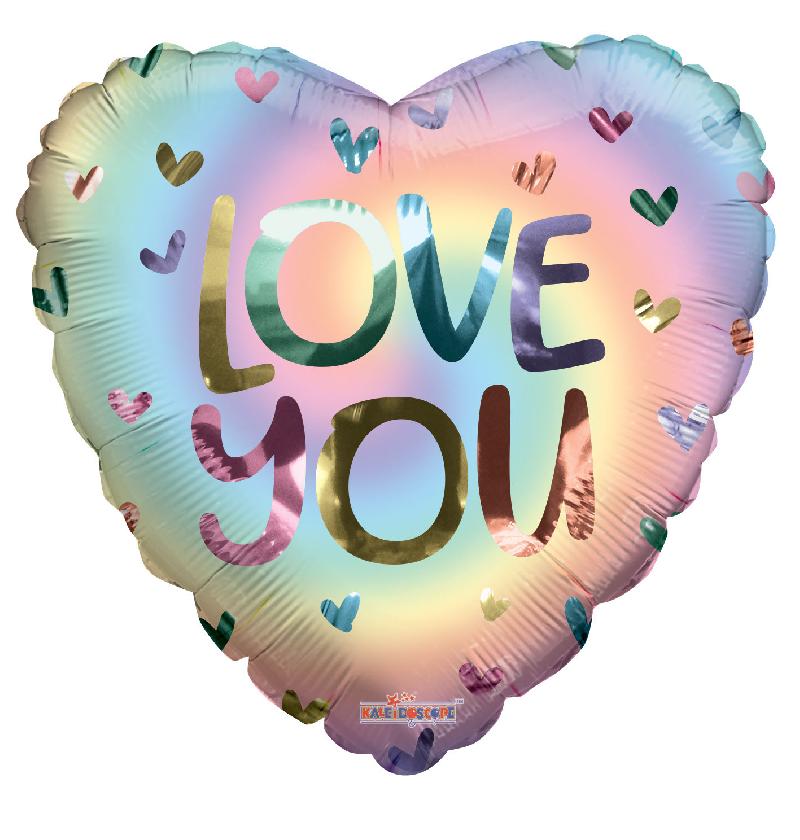 Love You Remolino Colorido