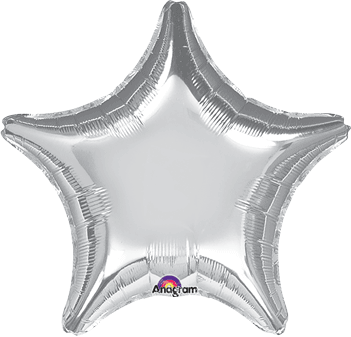 GLOBO ESTRELLA PLATA