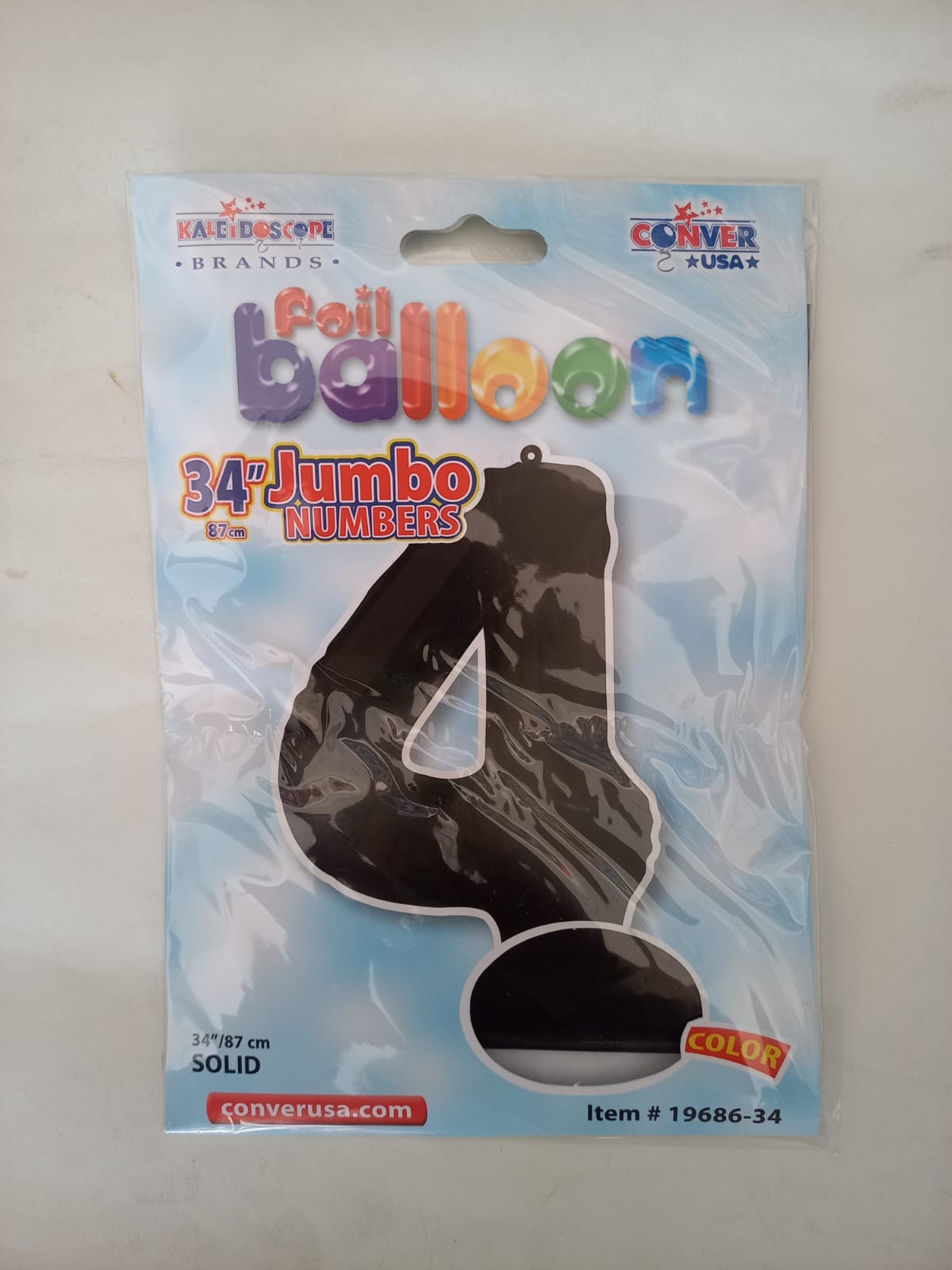 numero 4 negro