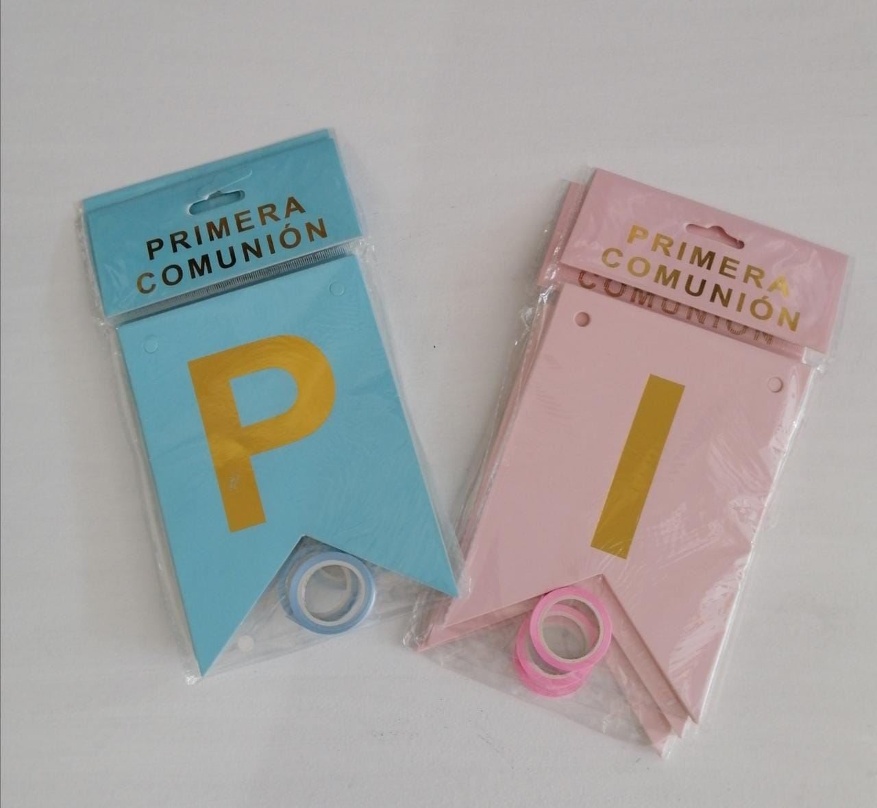 Banner de Cartón  "PRIMERA COMUNION "