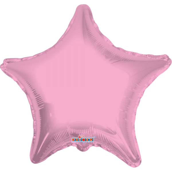 estrella lisa rosa pastel nacarado