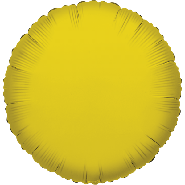 Globo Dorado Solido Circulo