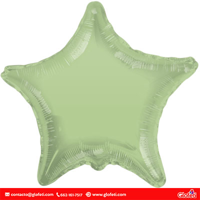estrella verde eucalipto metalico