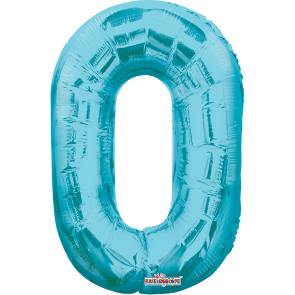 Numero 0 Azul Celeste