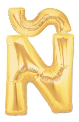 Letra Ñ Dorado