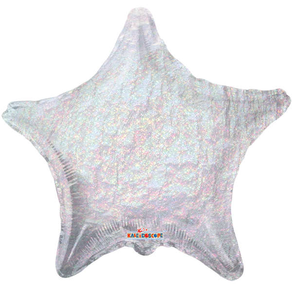 Estrella Holografica Plata 