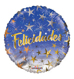 FELICIDADES ESTRELLAS DORADAS