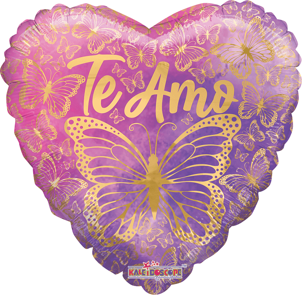TE AMO MARIPOSAS DORADAS