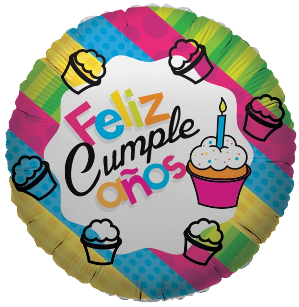 FELIZ CUMPLE AÑOS CUP CAKE