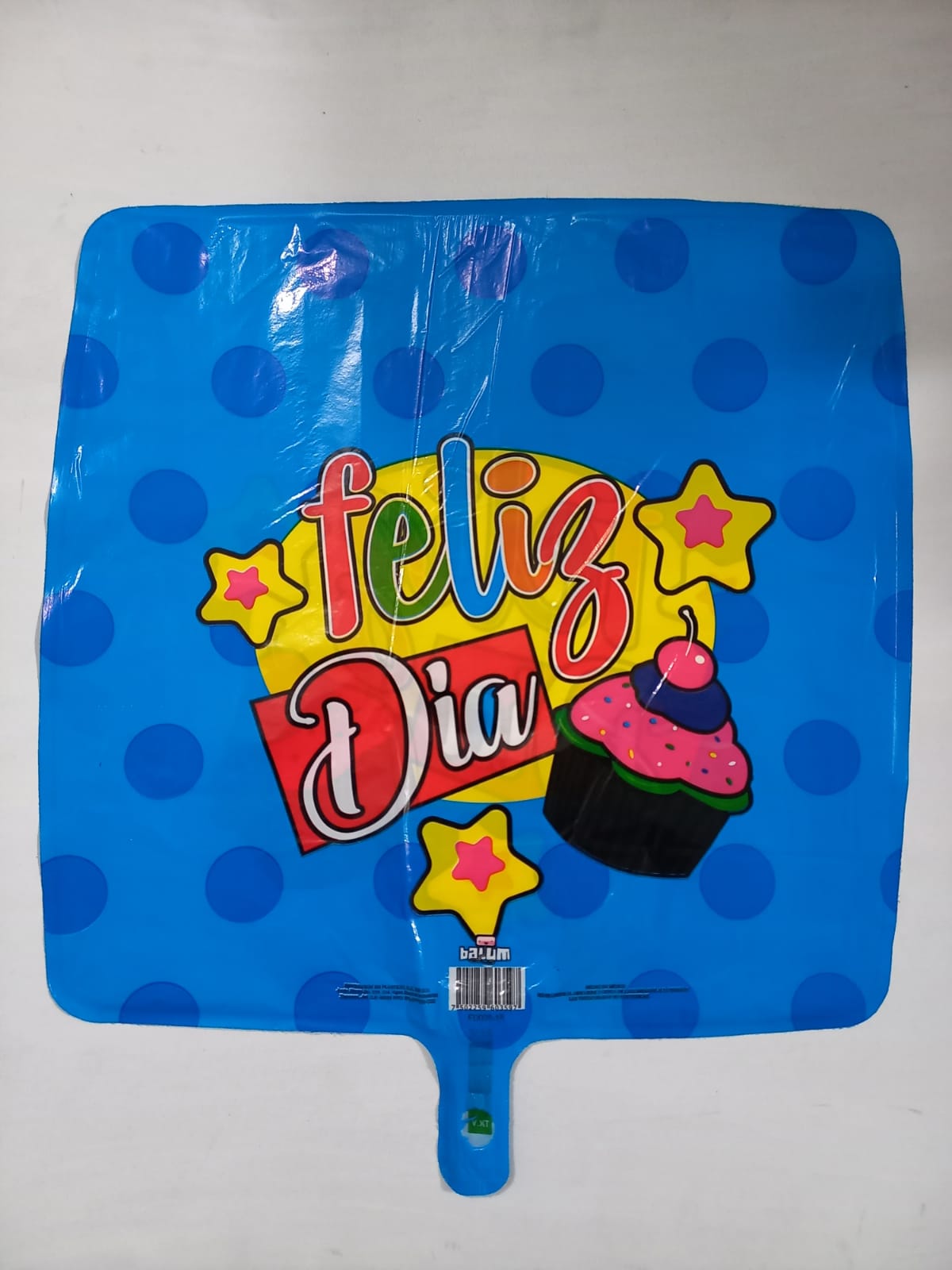 feliz dia azul estrellas y cupcakes