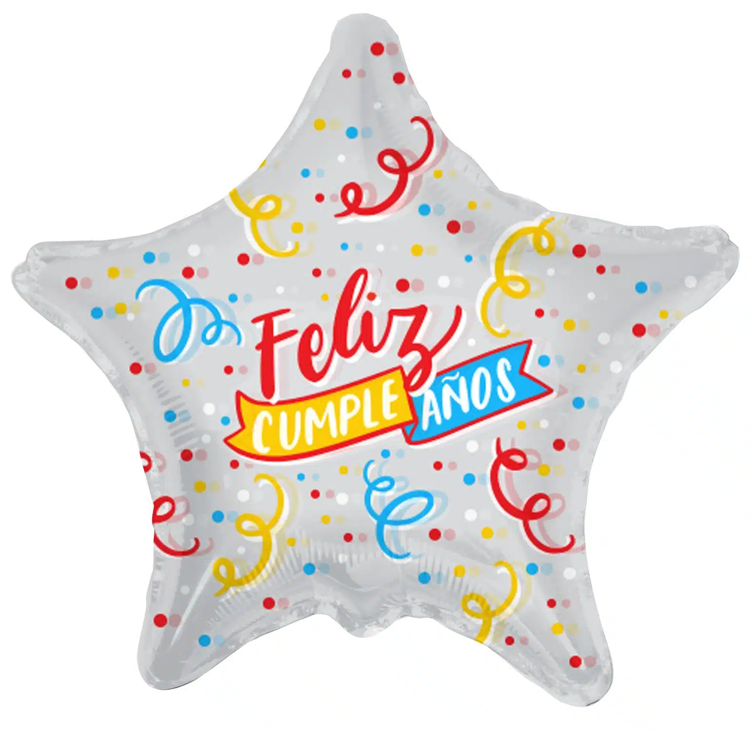 ESTRELLA TRANSPARENTE FELIZ CUMPLEAÑOS