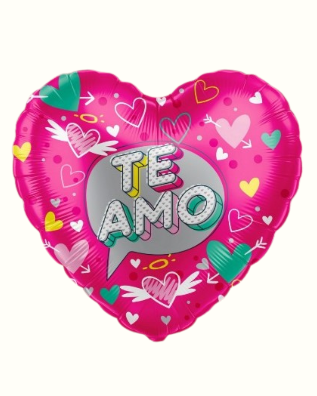 CORAZON ROSA "TE AMO"