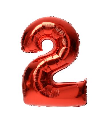 NUMERO 2 ROJO