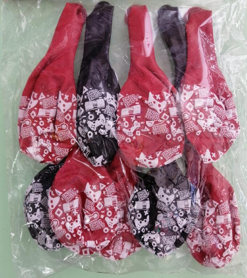  globo Latex Diseño varios  12in (paq. Con 10 Píeza)