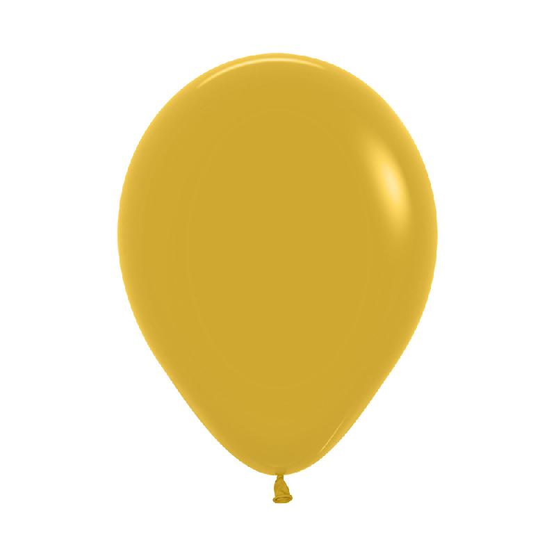 globo fashion mostaza 023 ( 50 pzas)