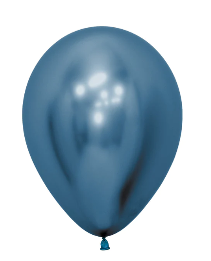 GLOBO LATEX REFLEX AZUL (25 PZAS)