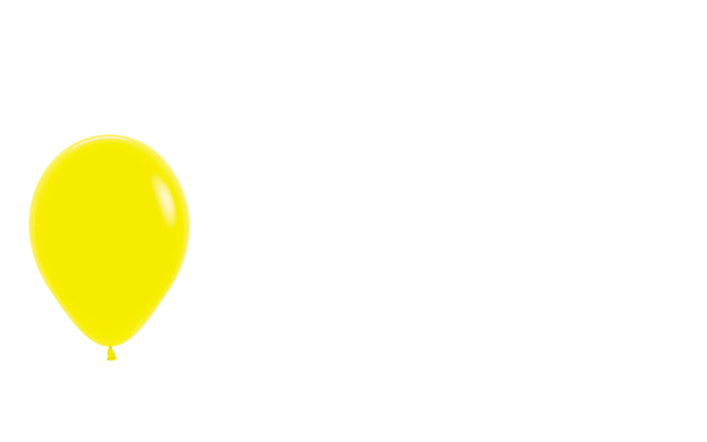 GLOBO FASHION AMARILLO 020 (50PZAS)