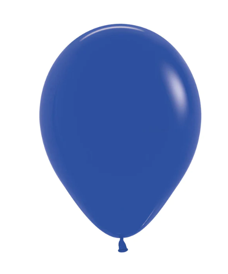 GLOBO LATEX FASHION AZUL REY (50 PZAS)