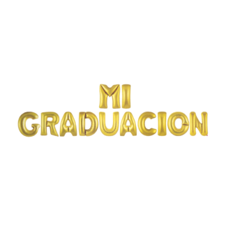 LETRERO GLOBOS  MI GRADUACÍÓN