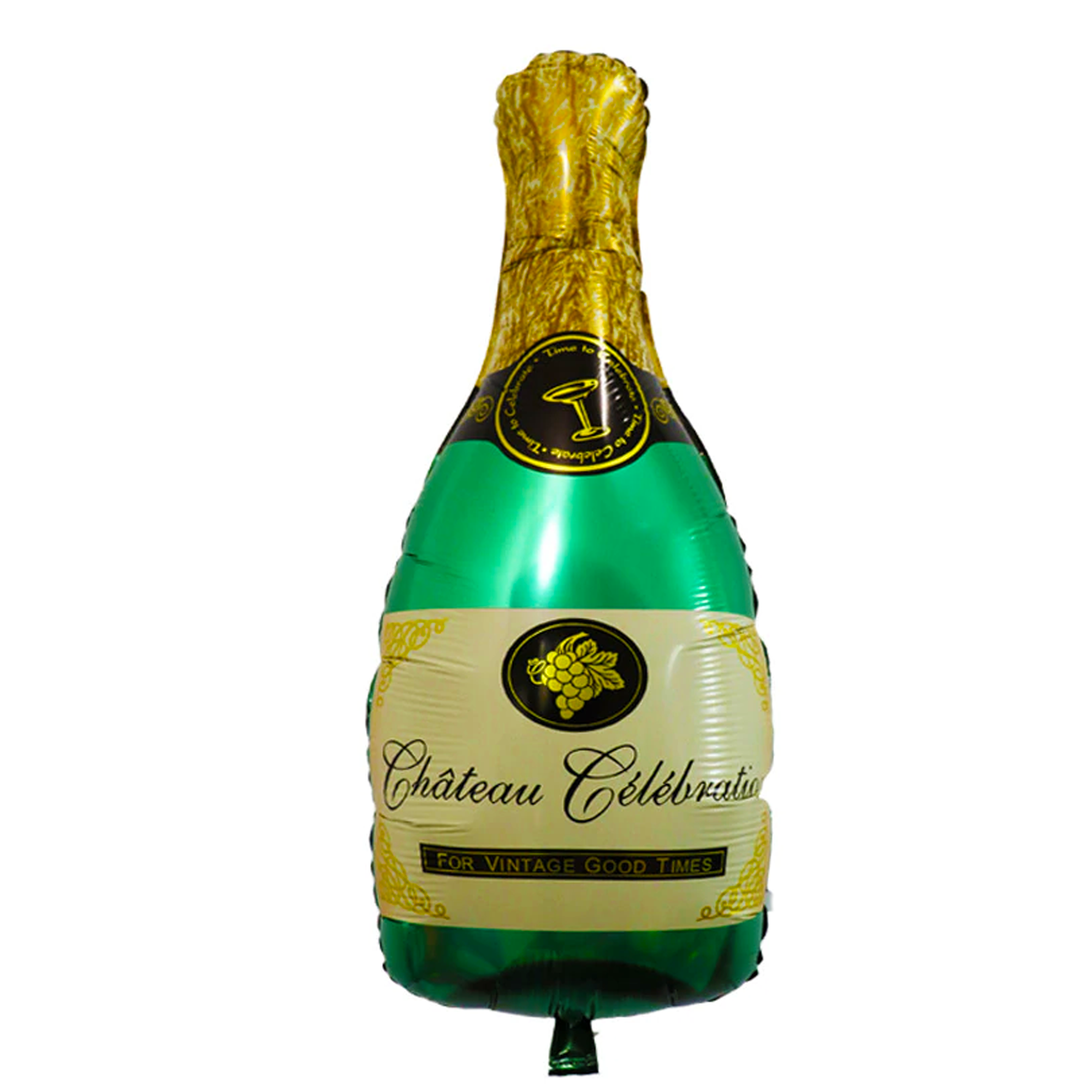 Botella de Champan verde